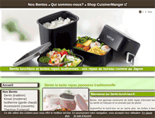 Tablet Screenshot of bento-lunchbox.fr
